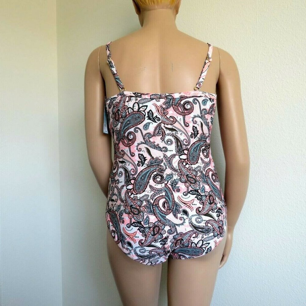 Rue Bleu by rue21 Swimsuit Underwire Push Up Padded Bra Bathing Suit Size 1X NWT - Picture 3 of 5